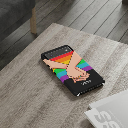 LGBTQWorldwide - ,,TOGETHER PRIDE" Doppelgehäuse Handyhülle Accessories, Glossy, iPhone Cases, Matte, Phone accessory, Phone Cases, Samsung Cases, Thermo, Valentine's Day Picks lgbtq Bekleidung Accessoires unisex Zubehör