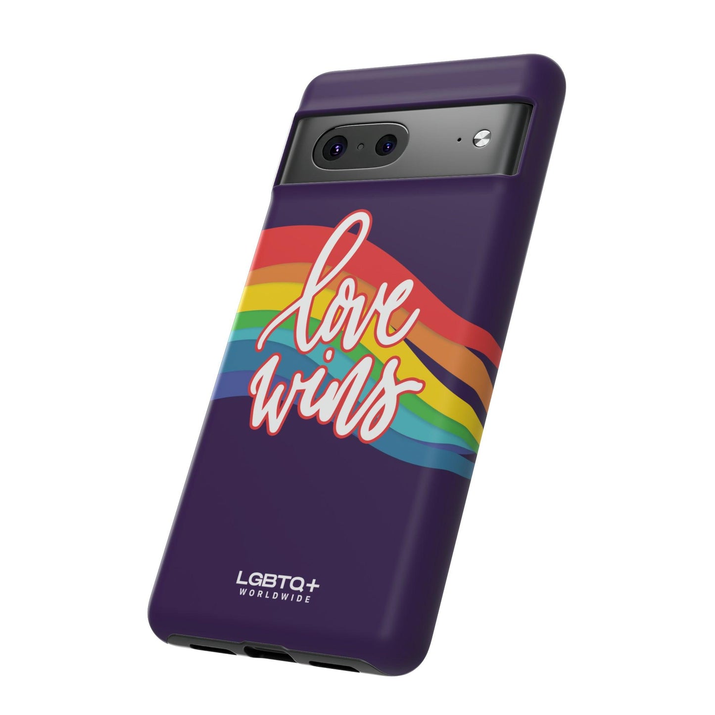 LGBTQWorldwide - ,,LIEBE GEWINNT" Doppelgehäuse Handyhülle Accessories, Glossy, iPhone Cases, Matte, Phone accessory, Phone Cases, Samsung Cases, Thermo, Valentine's Day Picks lgbtq Bekleidung Accessoires unisex Zubehör