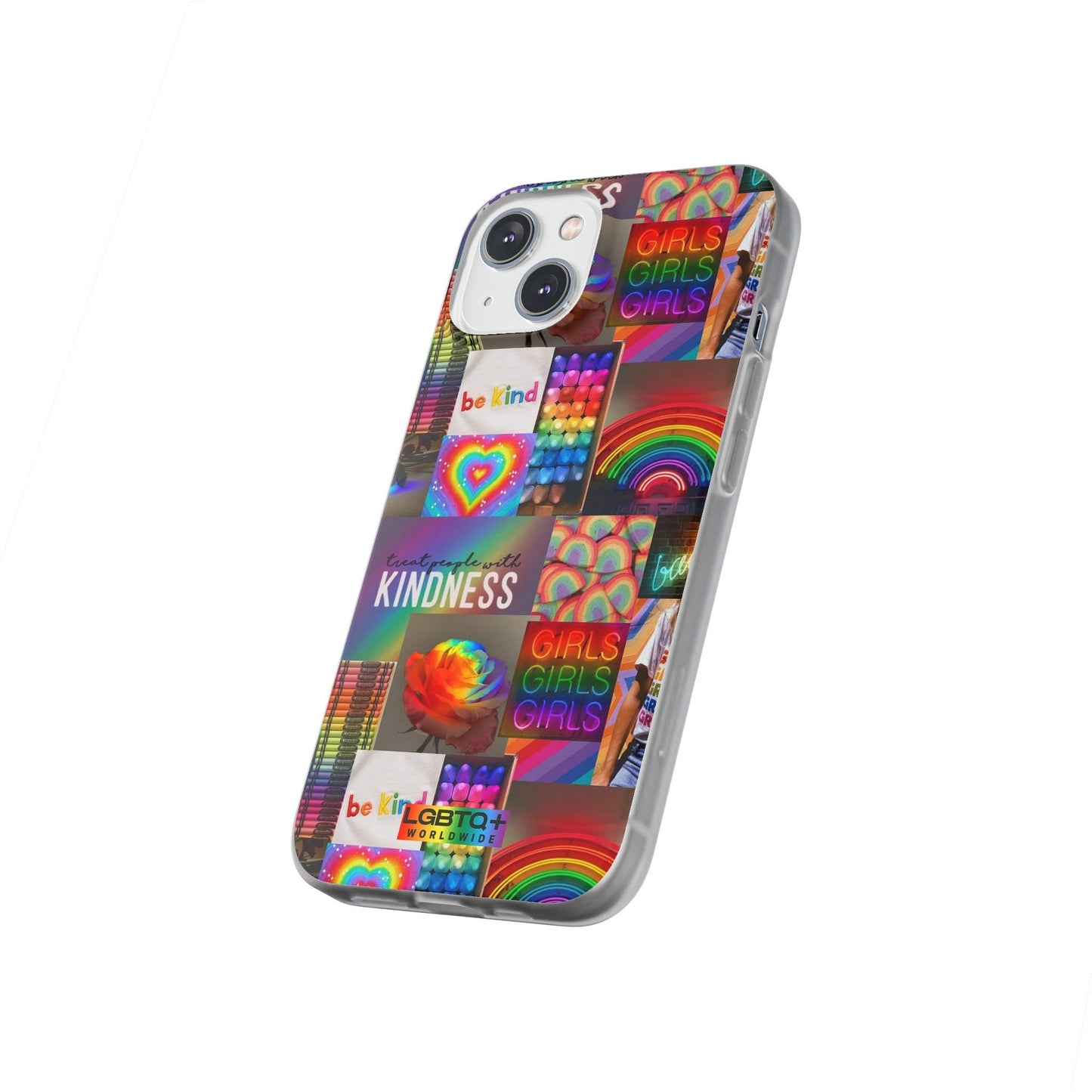 LGBTQWorldwide - ,,FREUNDLICHKEIT" Flexible Handyhülle Accessories, Case, iPhone, iPhone Cases, Phone accessory, Phone Cases, Samsung Cases, silikon, Valentine's Day promotion lgbtq Bekleidung Accessoires unisex Zubehör