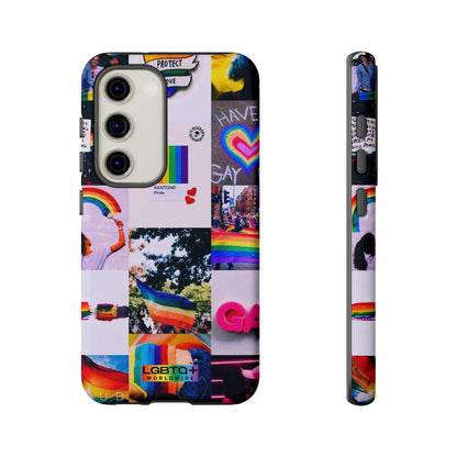 LGBTQWorldwide - ,,REGENBOGEN" Doppelgehäuse Handyhülle Accessories, Glossy, iPhone Cases, Matte, Phone accessory, Phone Cases, Samsung Cases, Thermo, Valentine's Day Picks lgbtq Bekleidung Accessoires unisex Zubehör