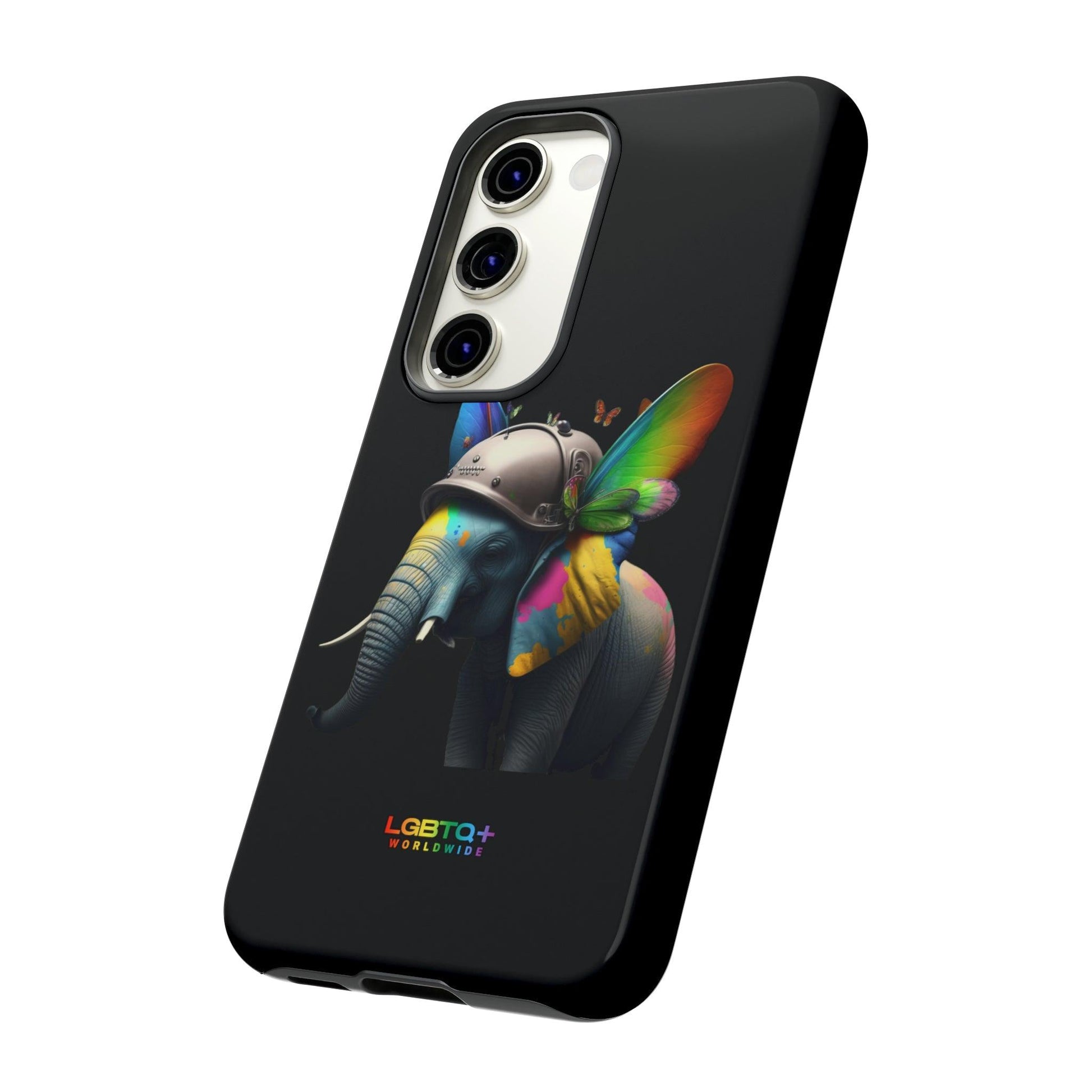 LGBTQWorldwide - ,,ELEFANT" Doppelgehäuse Handyhülle Accessories, Glossy, iPhone Cases, Matte, Phone accessory, Phone Cases, Samsung Cases, tough, Valentine's Day Picks lgbtq Bekleidung Accessoires unisex Zubehör