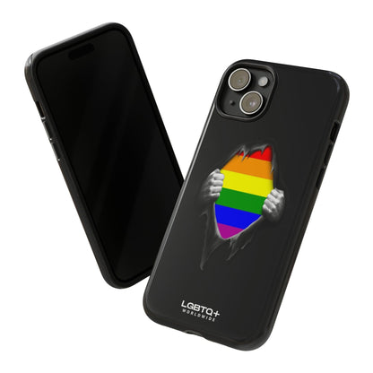 LGBTQWorldwide - ,,SCHWARZES LOCH" Doppelgehäuse Handyhülle Accessories, Glossy, iPhone Cases, Matte, Phone accessory, Phone Cases, Samsung Cases, Thermo, Valentine's Day Picks lgbtq Bekleidung Accessoires unisex Zubehör