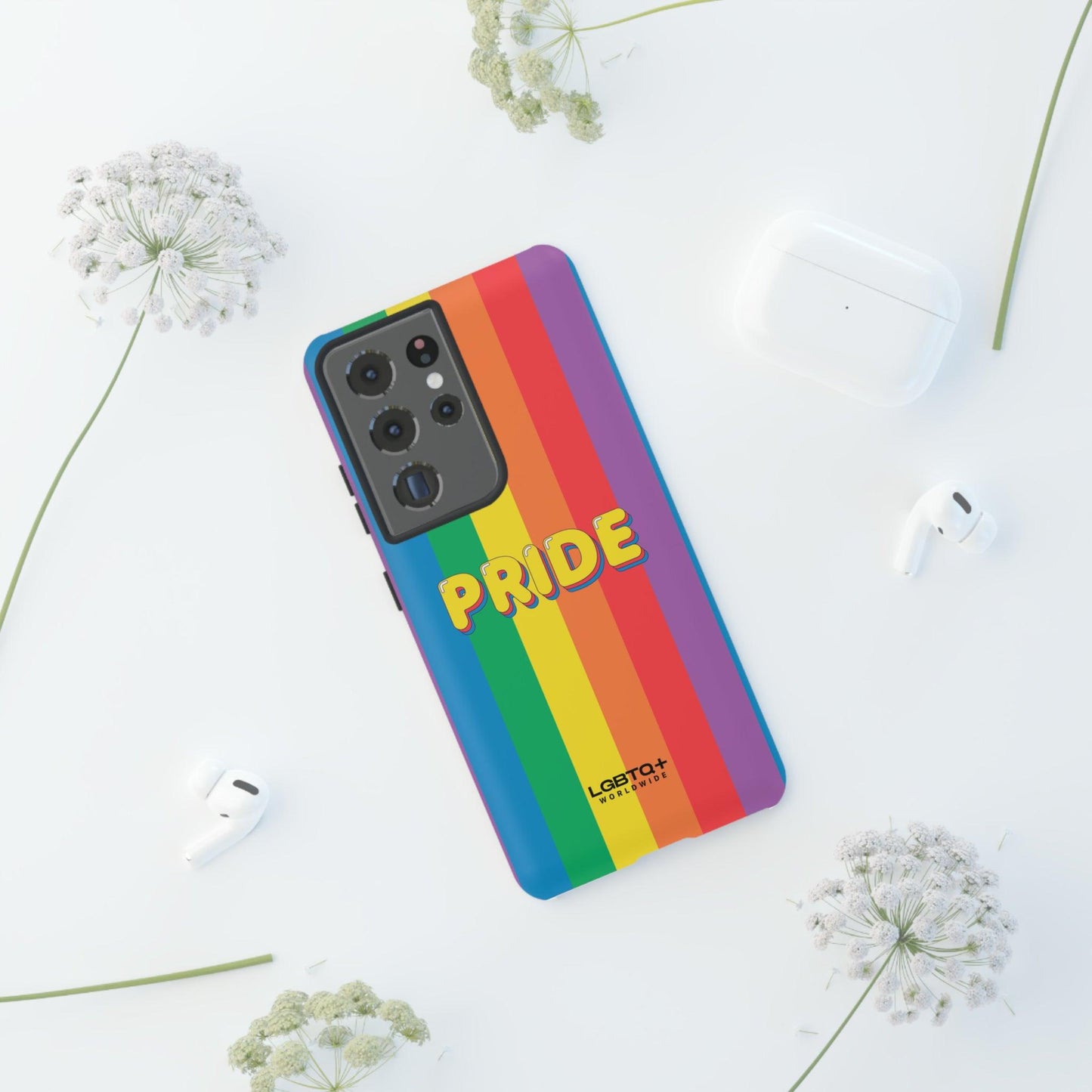 LGBTQWorldwide - ,,PRIDE" Doppelgehäuse Handyhülle Accessories, Glossy, iPhone Cases, Matte, Phone accessory, Phone Cases, Samsung Cases, Thermo, Valentine's Day Picks lgbtq Bekleidung Accessoires unisex Zubehör