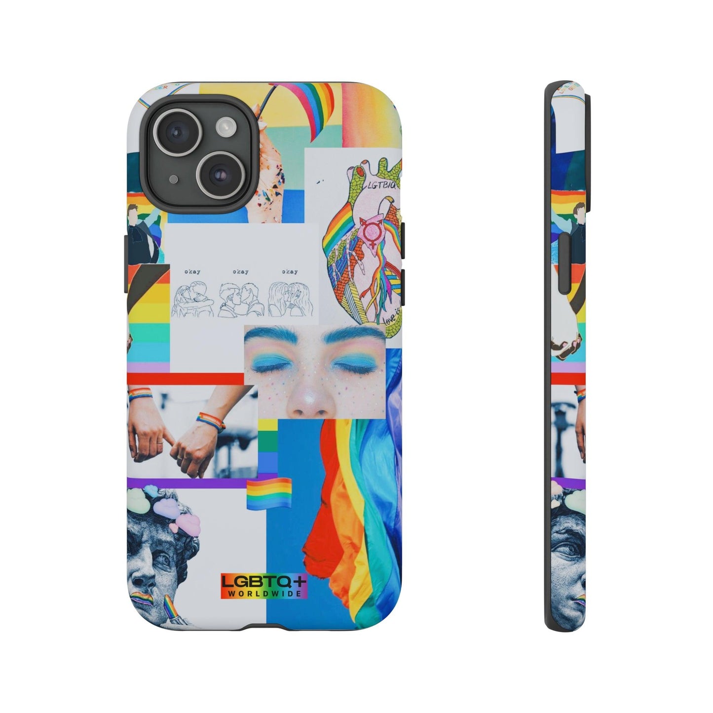 LGBTQWorldwide - ,,LEBEN"Doppelgehäuse Handyhülle Accessories, Glossy, iPhone Cases, Matte, Phone accessory, Phone Cases, Samsung Cases, Thermo, Valentine's Day Picks lgbtq Bekleidung Accessoires unisex Zubehör