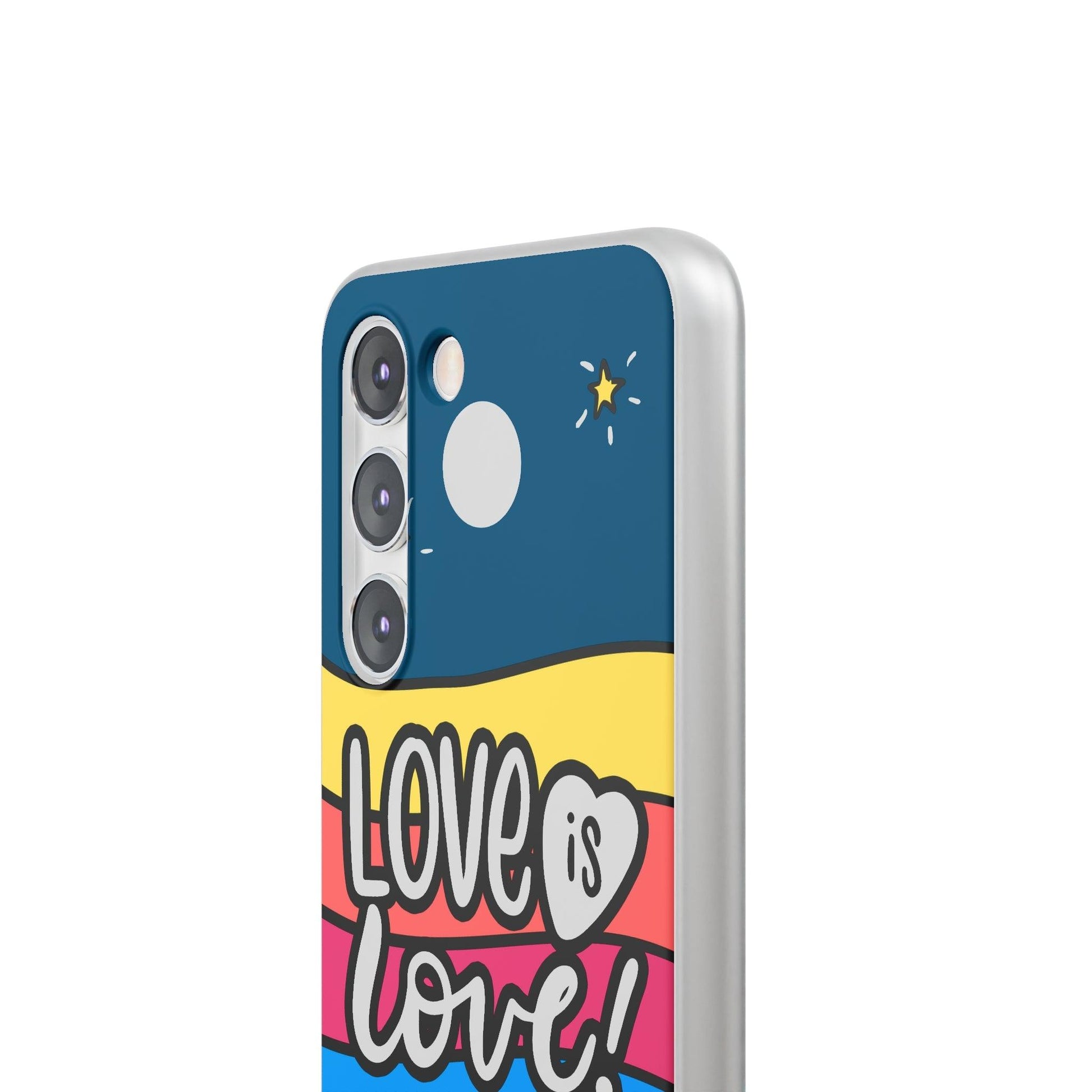 LGBTQWorldwide - ,,LIEBES WOLKE" Flexible Handyhülle Accessories, Case, iPhone, iPhone Cases, Phone accessory, Phone Cases, Samsung Cases, silikon, Valentine's Day promotion lgbtq Bekleidung Accessoires unisex Zubehör