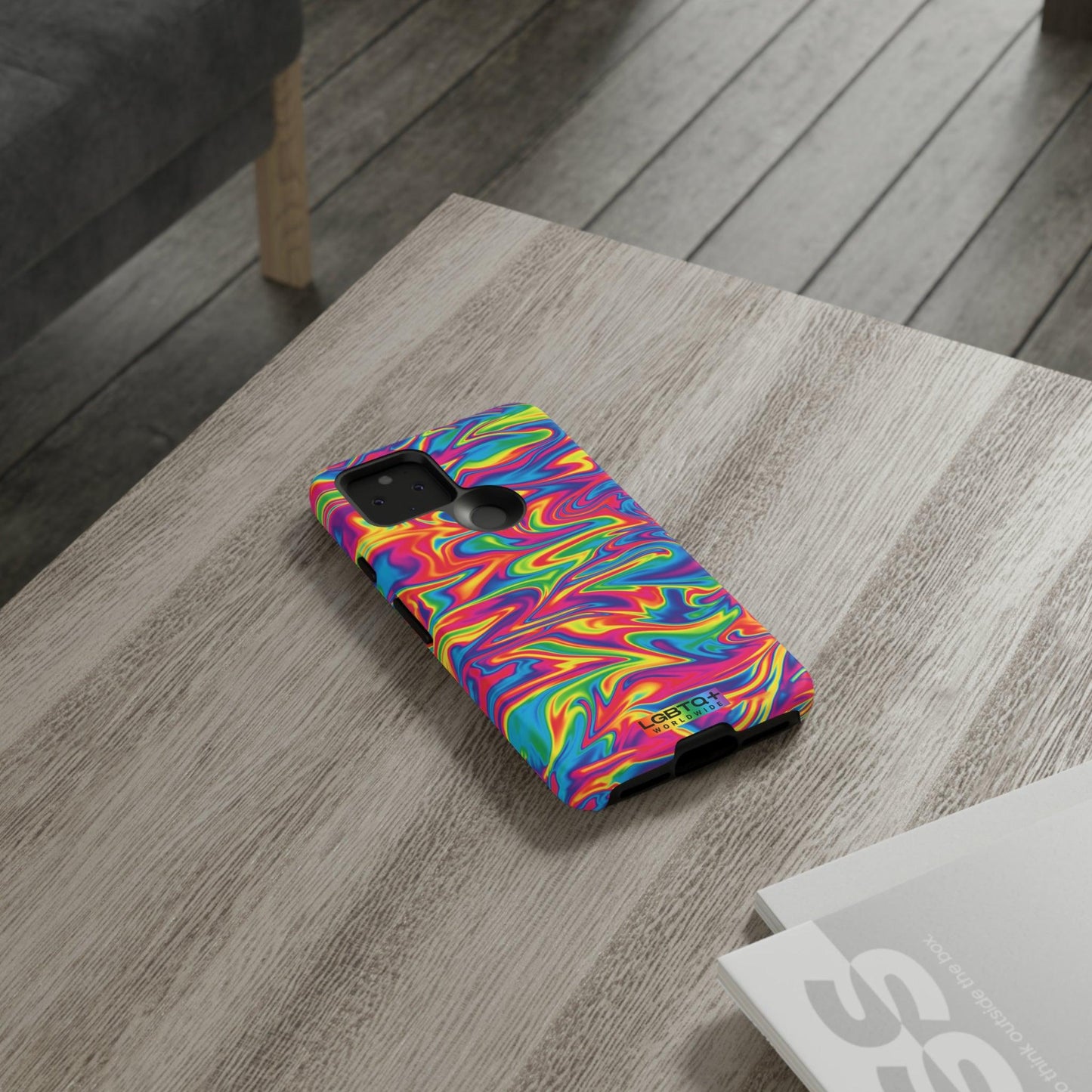 LGBTQWorldwide - ,,ABSTRACT" Doppelgehäuse Handyhülle Accessories, Glossy, iPhone Cases, Matte, Phone accessory, Phone Cases, Samsung Cases, Thermo, Valentine's Day Picks lgbtq Bekleidung Accessoires unisex Zubehör