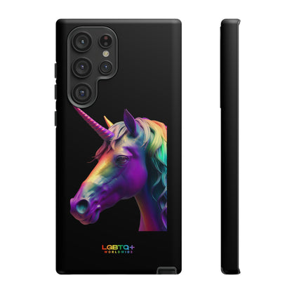 LGBTQWorldwide - ,,REGENBOGEN EINHORN" Doppelgehäuse Handyhülle Accessories, Glossy, iPhone Cases, Matte, Phone accessory, Phone Cases, Samsung Cases, tough, Valentine's Day Picks lgbtq Bekleidung Accessoires unisex Zubehör