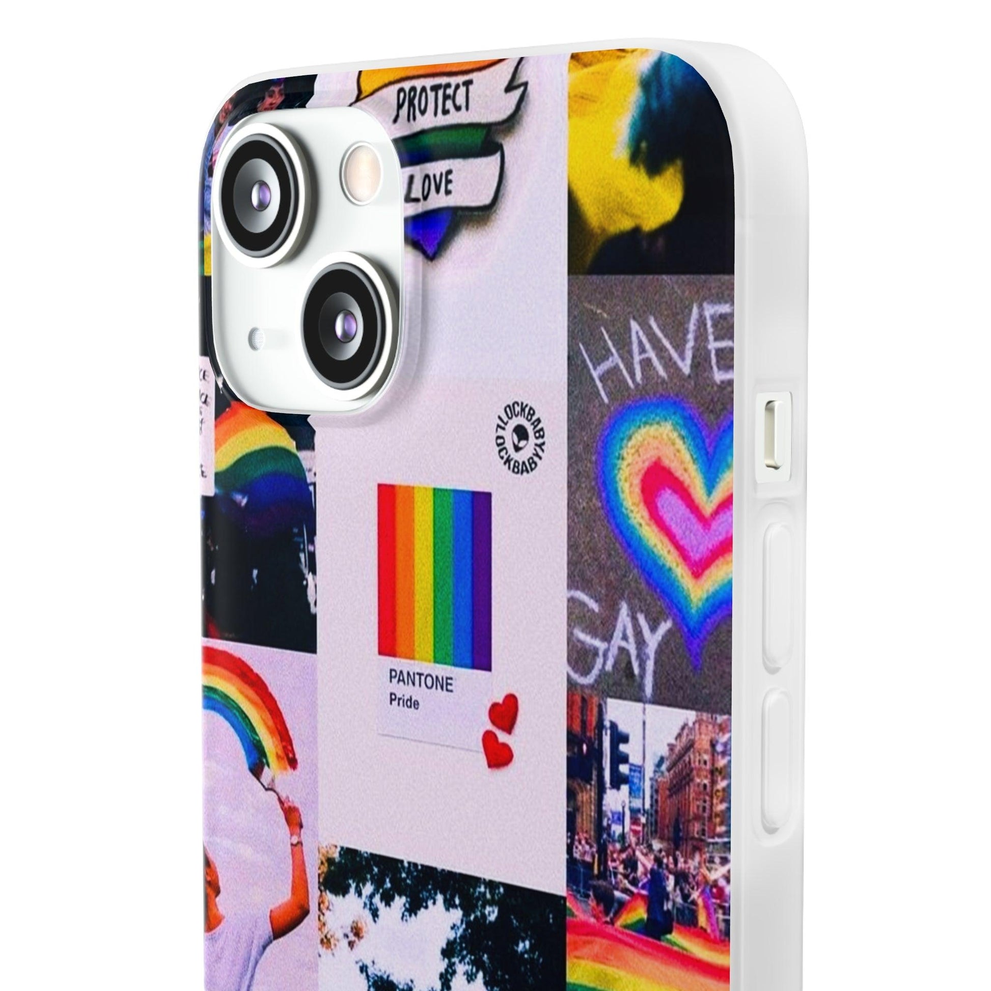 LGBTQWorldwide - ,,REGENBOGEN" Flexible Handyhülle Accessories, Case, iPhone, iPhone Cases, Phone accessory, Phone Cases, Samsung Cases, silikon, Valentine's Day promotion lgbtq Bekleidung Accessoires unisex Zubehör