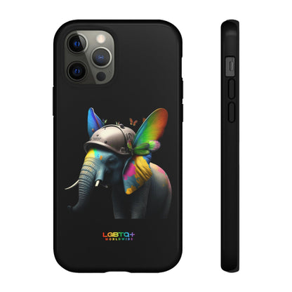 LGBTQWorldwide - ,,ELEFANT" Doppelgehäuse Handyhülle Accessories, Glossy, iPhone Cases, Matte, Phone accessory, Phone Cases, Samsung Cases, tough, Valentine's Day Picks lgbtq Bekleidung Accessoires unisex Zubehör