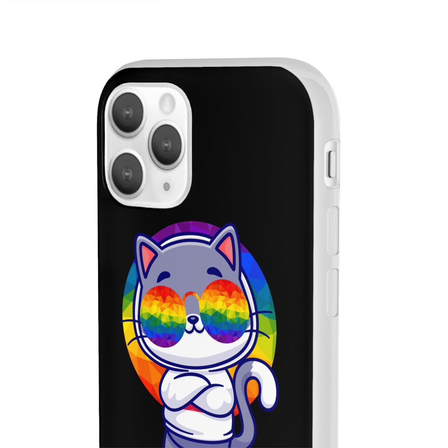 LGBTQWorldwide - ,,PURRIDE" Flexible Handyhülle Accessories, Case, iPhone, iPhone Cases, Phone accessory, Phone Cases, Samsung Cases, silikon, Valentine's Day promotion lgbtq Bekleidung Accessoires unisex Zubehör