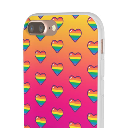 LGBTQWorldwide - ,,HERZEN" Flexible Handyhülle Accessories, Case, iPhone, iPhone Cases, Phone accessory, Phone Cases, Samsung Cases, silikon, Valentine's Day promotion lgbtq Bekleidung Accessoires unisex Zubehör