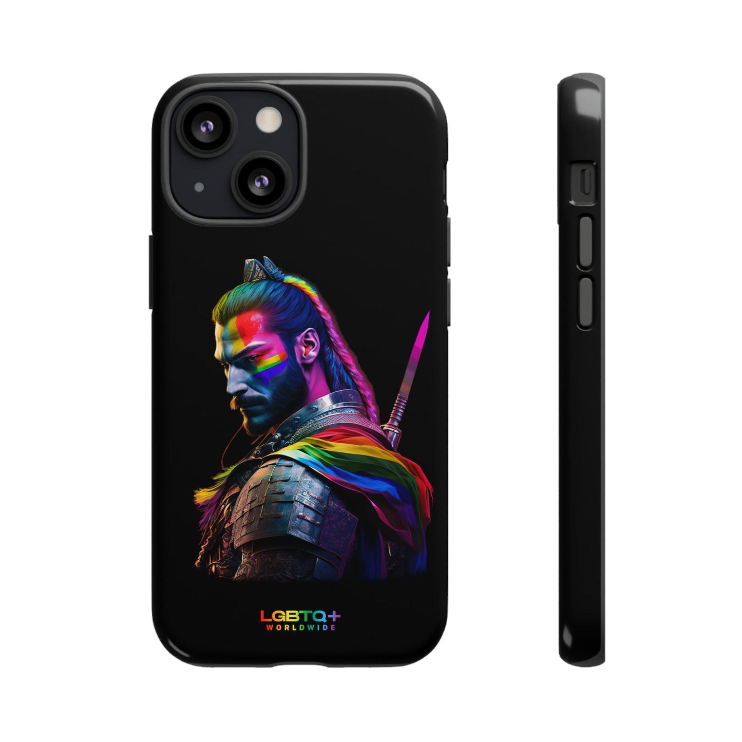 LGBTQWorldwide - ,,SAMURAI" Doppelgehäuse Handyhülle Accessories, Glossy, iPhone Cases, Matte, Phone accessory, Phone Cases, Samsung Cases, tough, Valentine's Day Picks lgbtq Bekleidung Accessoires unisex Zubehör