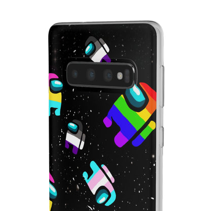 LGBTQWorldwide - ,,IMPOSTER" Flexible Handyhülle Accessories, Case, iPhone, iPhone Cases, Phone accessory, Phone Cases, Samsung Cases, silikon, Valentine's Day promotion lgbtq Bekleidung Accessoires unisex Zubehör