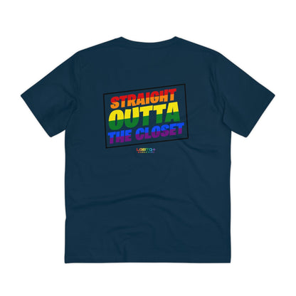 LGBTQWorldwide - ,,STRAIGHT OUTTA" Clothing, Cotton, Crew neck, DTG, Eco-friendly, Men's Clothing, Organic, Recycled, Regular fit, Sustainable, T-shirts, Unisex, Valentine's Day Picks, Vegan, Women's Clothing lgbtq Bekleidung Accessoires unisex Zubehör