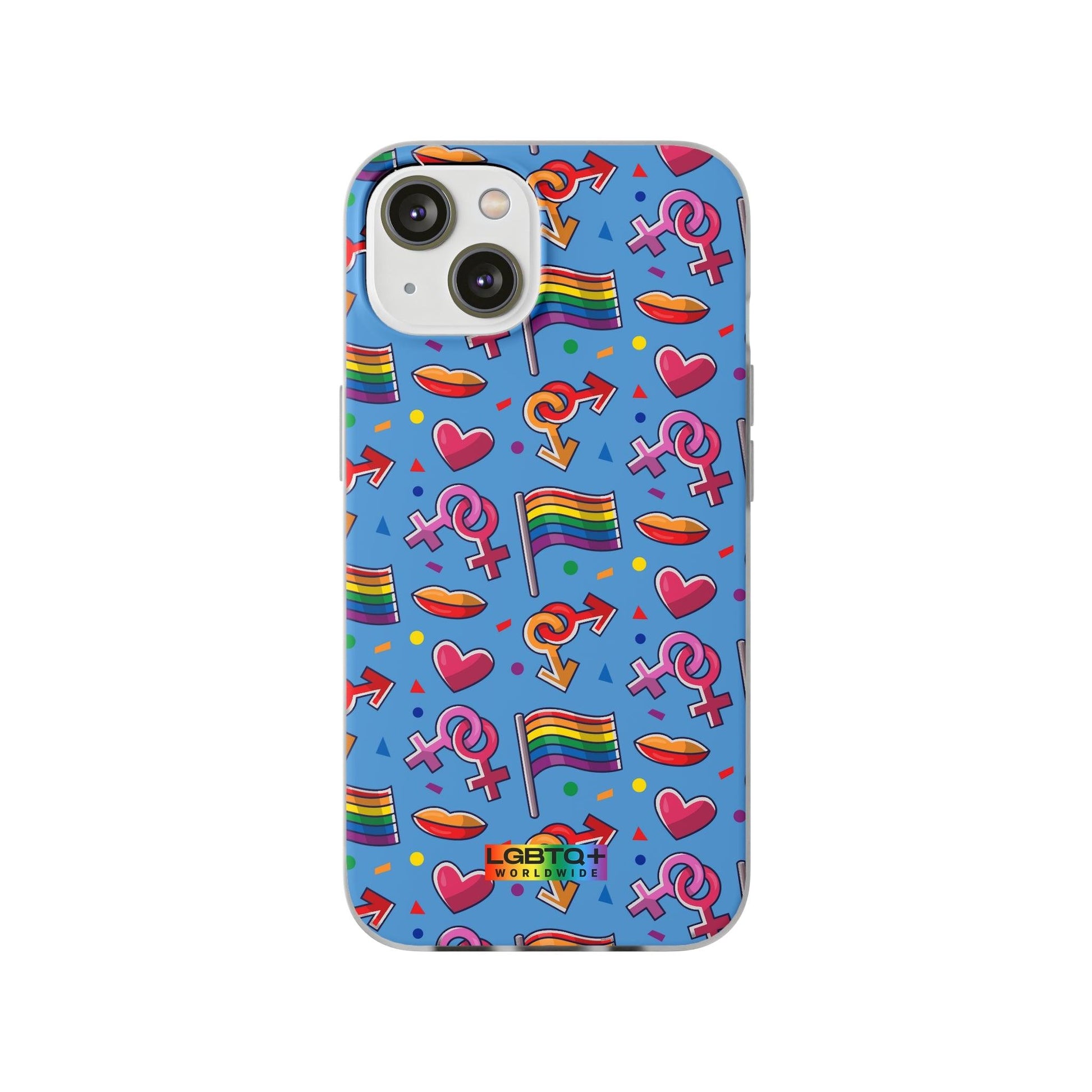 LGBTQWorldwide - ,,FLAGGEN" Flexible Handyhülle Accessories, Case, iPhone, iPhone Cases, Phone accessory, Phone Cases, Samsung Cases, silikon, Valentine's Day promotion lgbtq Bekleidung Accessoires unisex Zubehör