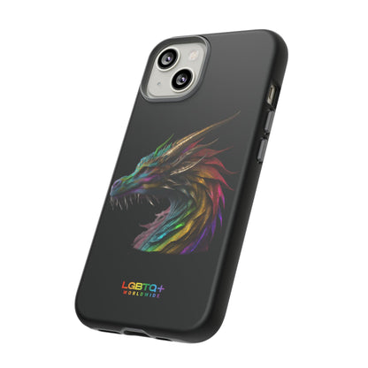 LGBTQWorldwide - ,,DRACHE" Doppelgehäuse Handyhülle Accessories, Glossy, iPhone Cases, Matte, Phone accessory, Phone Cases, Samsung Cases, tough, Valentine's Day Picks lgbtq Bekleidung Accessoires unisex Zubehör