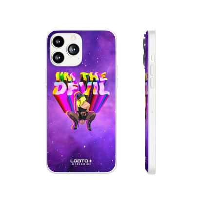 LGBTQWorldwide - ,,I AM THE DEVIL" Flexible Handyhülle Accessories, Case, iPhone, iPhone Cases, Phone accessory, Phone Cases, Samsung Cases, silikon, Valentine's Day promotion lgbtq Bekleidung Accessoires unisex Zubehör