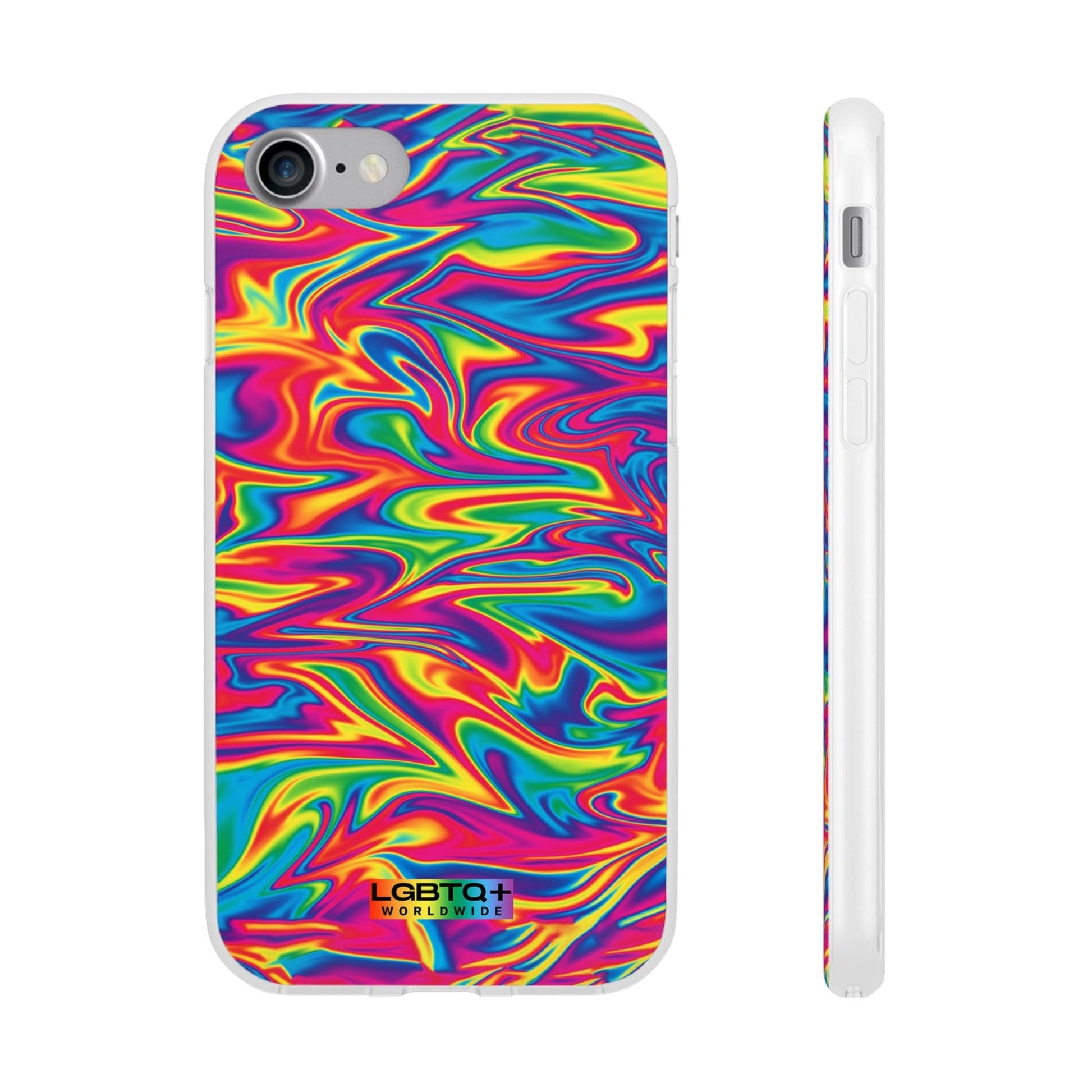 LGBTQWorldwide - ,,ABSTRACT" Flexible Handyhülle Accessories, Case, iPhone, iPhone Cases, Phone accessory, Phone Cases, Samsung Cases, silikon, Valentine's Day promotion lgbtq Bekleidung Accessoires unisex Zubehör