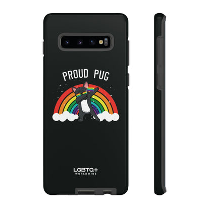 LGBTQWorldwide - ,,PROUD PUG" Doppelgehäuse Handyhülle Accessories, Glossy, iPhone Cases, Matte, Phone accessory, Phone Cases, Samsung Cases, Thermo, Valentine's Day Picks lgbtq Bekleidung Accessoires unisex Zubehör