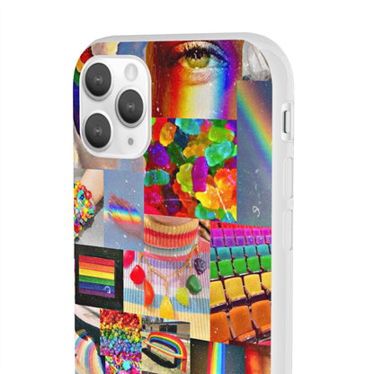 LGBTQWorldwide - ,,COMMUNITY" Flexible Handyhülle Accessories, Case, iPhone, iPhone Cases, Phone accessory, Phone Cases, Samsung Cases, silikon, Valentine's Day promotion lgbtq Bekleidung Accessoires unisex Zubehör