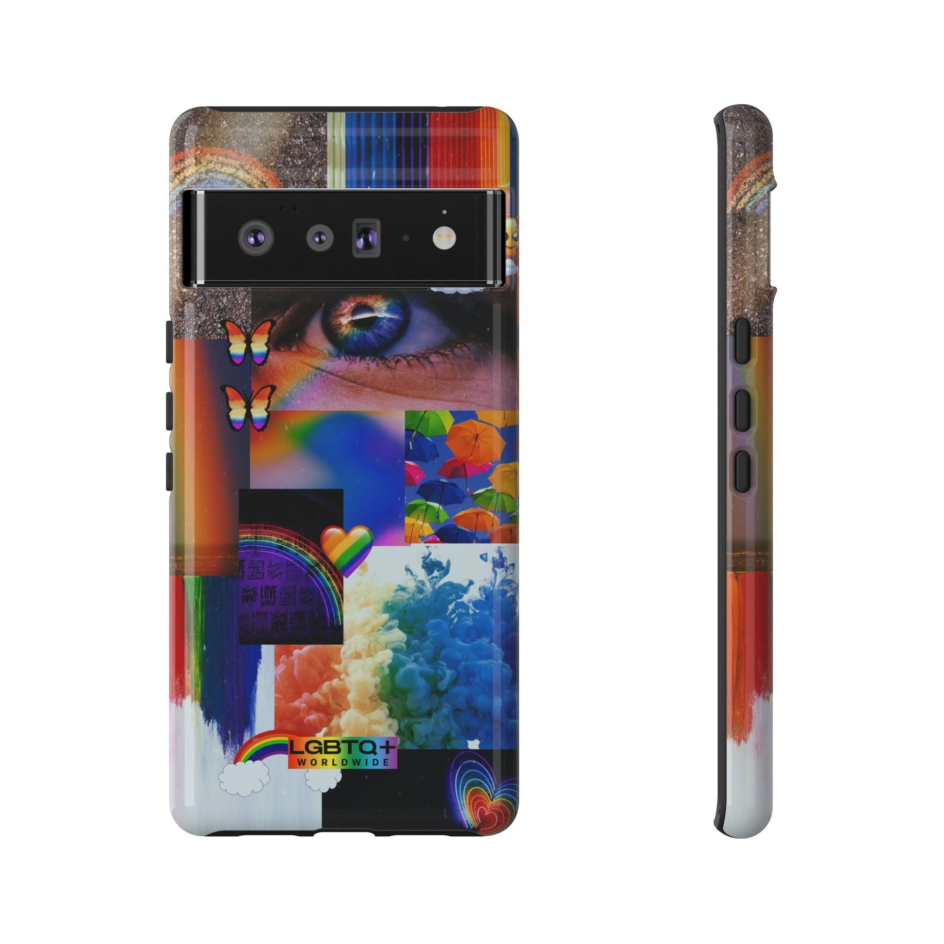 LGBTQWorldwide - ,,VISION" Doppelgehäuse Handyhülle Accessories, Glossy, iPhone Cases, Matte, Phone accessory, Phone Cases, Samsung Cases, Thermo, Valentine's Day Picks lgbtq Bekleidung Accessoires unisex Zubehör