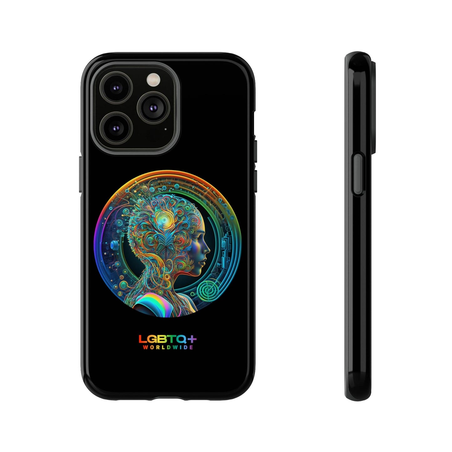 LGBTQWorldwide - ,,INTELLIGENT" Doppelgehäuse Handyhülle Accessories, Glossy, iPhone Cases, Matte, Phone accessory, Phone Cases, Samsung Cases, tough, Valentine's Day Picks lgbtq Bekleidung Accessoires unisex Zubehör