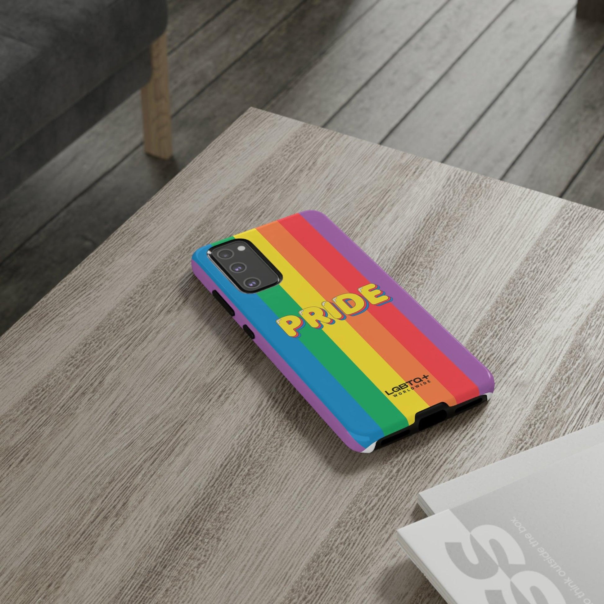 LGBTQWorldwide - ,,PRIDE" Doppelgehäuse Handyhülle Accessories, Glossy, iPhone Cases, Matte, Phone accessory, Phone Cases, Samsung Cases, Thermo, Valentine's Day Picks lgbtq Bekleidung Accessoires unisex Zubehör