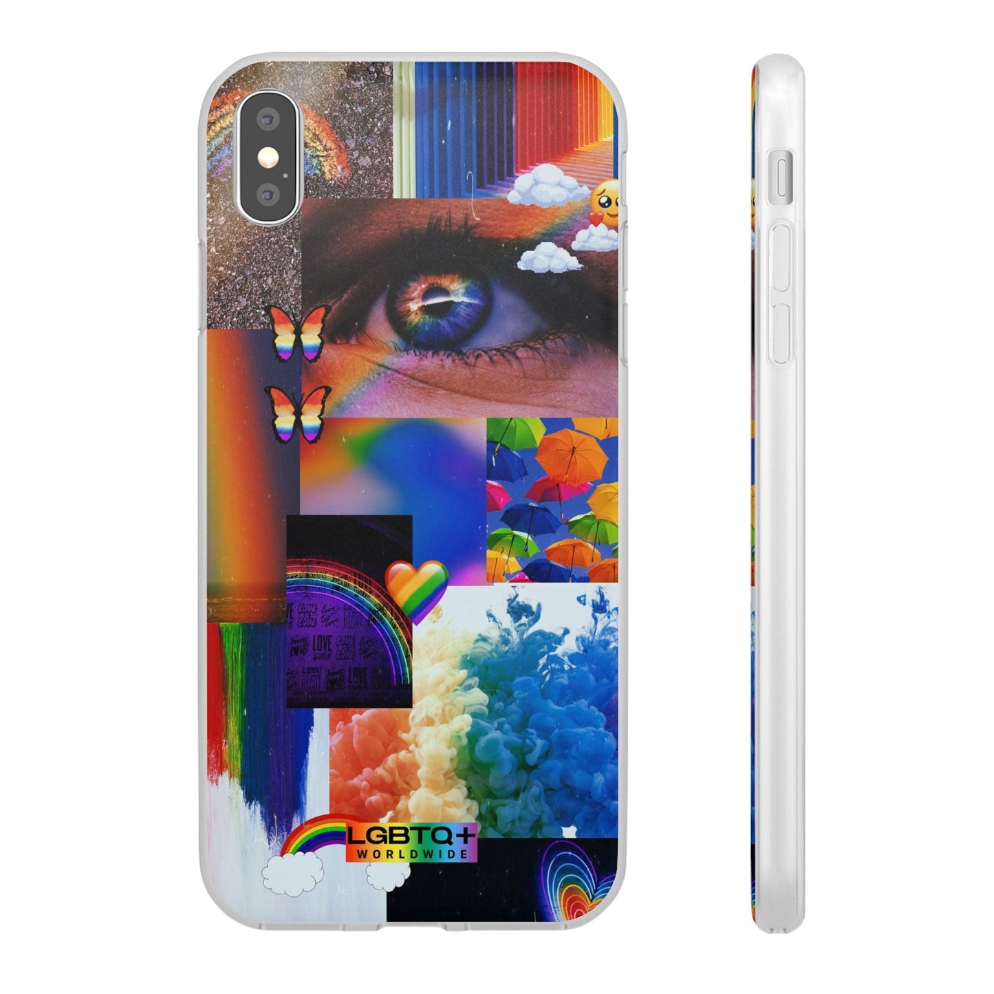 LGBTQWorldwide - ,,VISION" Flexible Handyhülle Accessories, Case, iPhone, iPhone Cases, Phone accessory, Phone Cases, Samsung Cases, silikon, Valentine's Day promotion lgbtq Bekleidung Accessoires unisex Zubehör