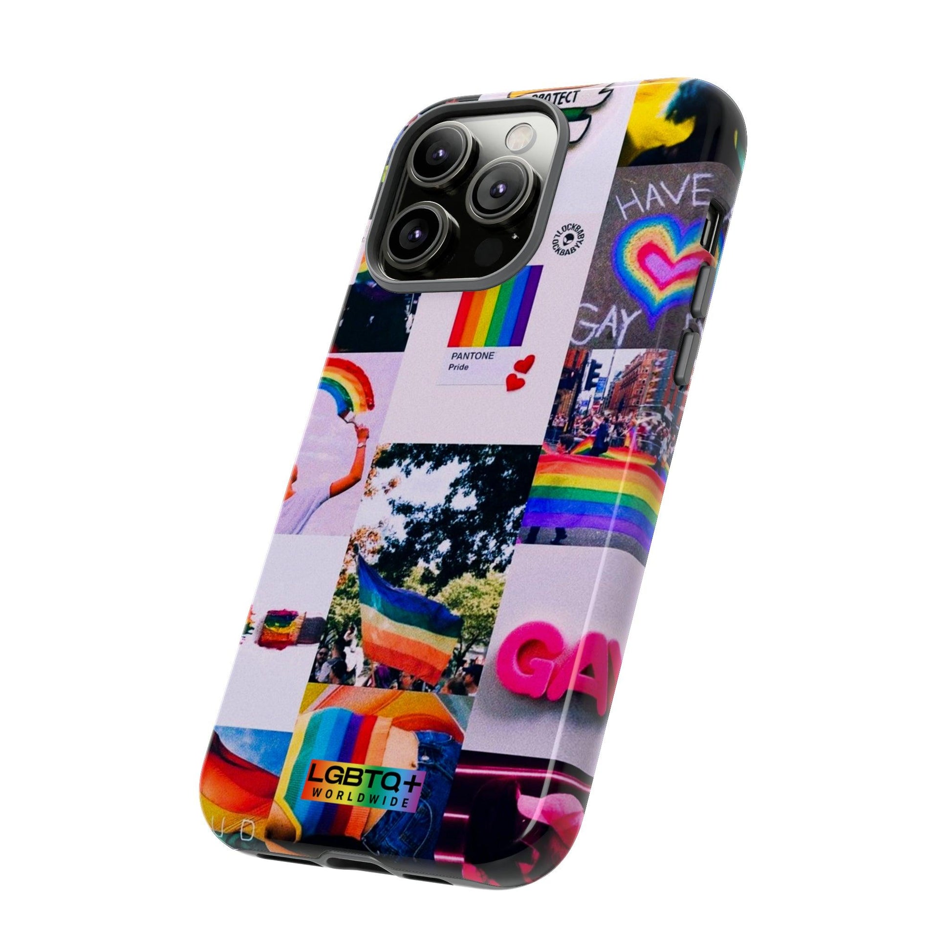 LGBTQWorldwide - ,,REGENBOGEN" Doppelgehäuse Handyhülle Accessories, Glossy, iPhone Cases, Matte, Phone accessory, Phone Cases, Samsung Cases, Thermo, Valentine's Day Picks lgbtq Bekleidung Accessoires unisex Zubehör