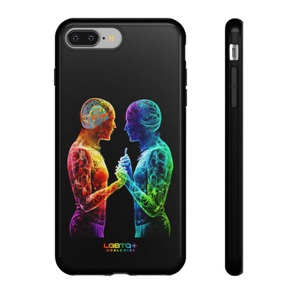 LGBTQWorldwide - ,,ZUSAMMEN" Doppelgehäuse Handyhülle Accessories, Glossy, iPhone Cases, Matte, Phone accessory, Phone Cases, Samsung Cases, tough, Valentine's Day Picks lgbtq Bekleidung Accessoires unisex Zubehör