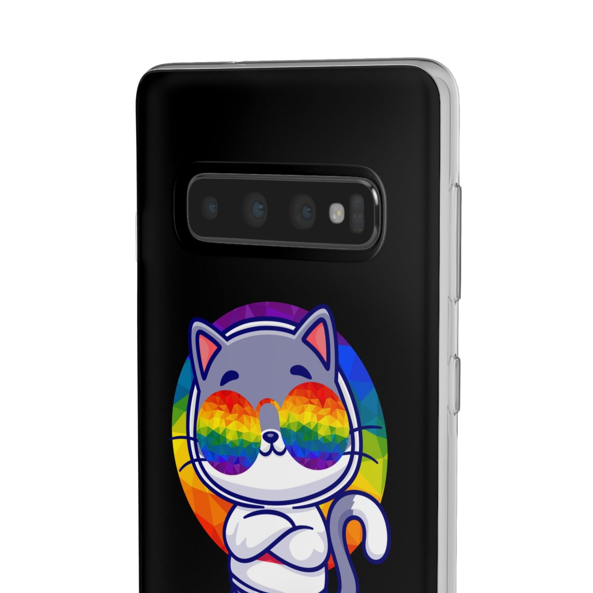 LGBTQWorldwide - ,,PURRIDE" Flexible Handyhülle Accessories, Case, iPhone, iPhone Cases, Phone accessory, Phone Cases, Samsung Cases, silikon, Valentine's Day promotion lgbtq Bekleidung Accessoires unisex Zubehör