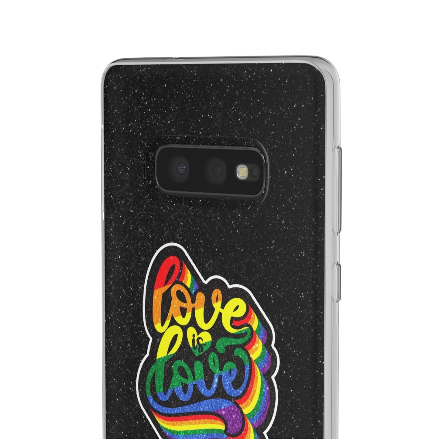 LGBTQWorldwide - ,,LIEBE IST LIEBE" Flexible Handyhülle Accessories, Case, iPhone, iPhone Cases, Phone accessory, Phone Cases, Samsung Cases, Valentine's Day promotion lgbtq Bekleidung Accessoires unisex Zubehör