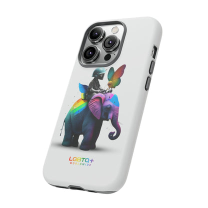 LGBTQWorldwide - ,,SCHMETTERLING" Doppelgehäuse Handyhülle Accessories, Glossy, iPhone Cases, Matte, Phone accessory, Phone Cases, Samsung Cases, tough, Valentine's Day Picks lgbtq Bekleidung Accessoires unisex Zubehör