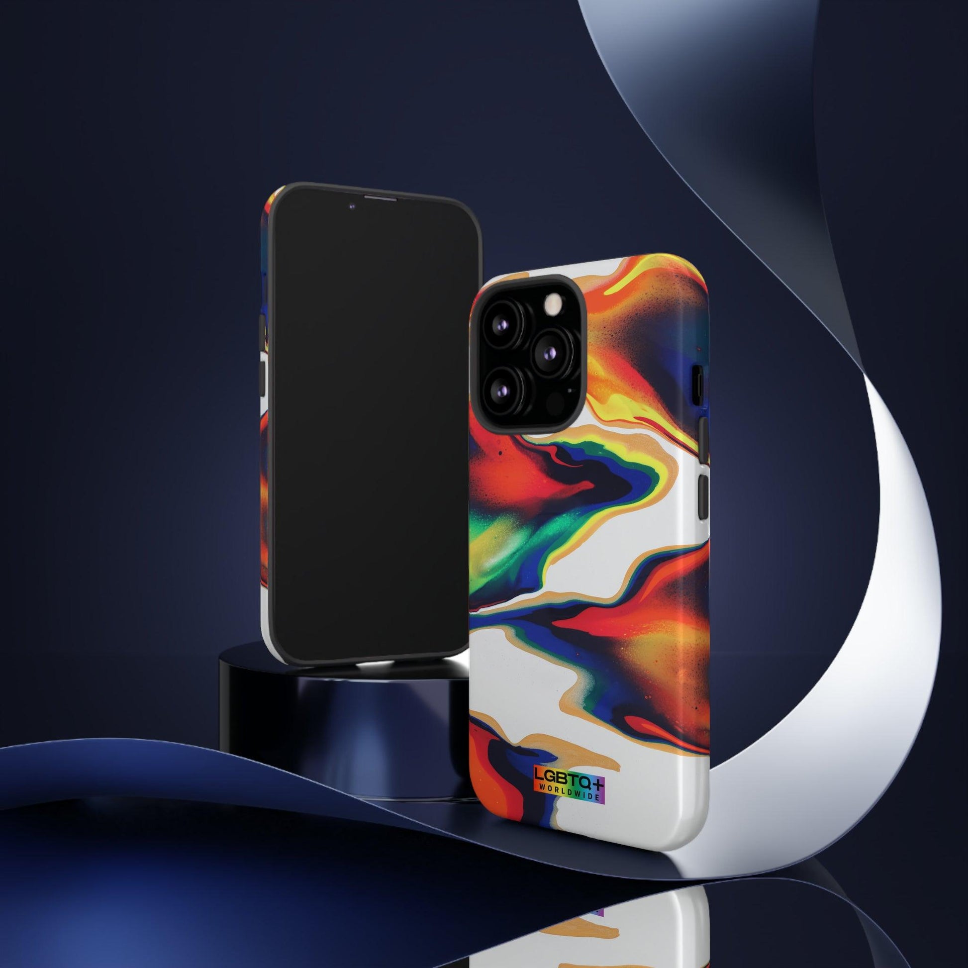 LGBTQWorldwide - ,,EINZIGARTIG" Doppelgehäuse Handyhülle Accessories, Glossy, iPhone Cases, Matte, Phone accessory, Phone Cases, Samsung Cases, Thermo, Valentine's Day Picks lgbtq Bekleidung Accessoires unisex Zubehör