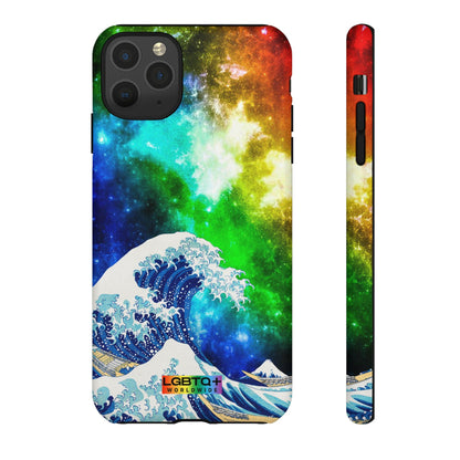 LGBTQWorldwide - ,,WELLE" Doppelgehäuse Handyhülle Accessories, Glossy, iPhone Cases, Matte, Phone accessory, Phone Cases, Samsung Cases, Thermo, Valentine's Day Picks lgbtq Bekleidung Accessoires unisex Zubehör