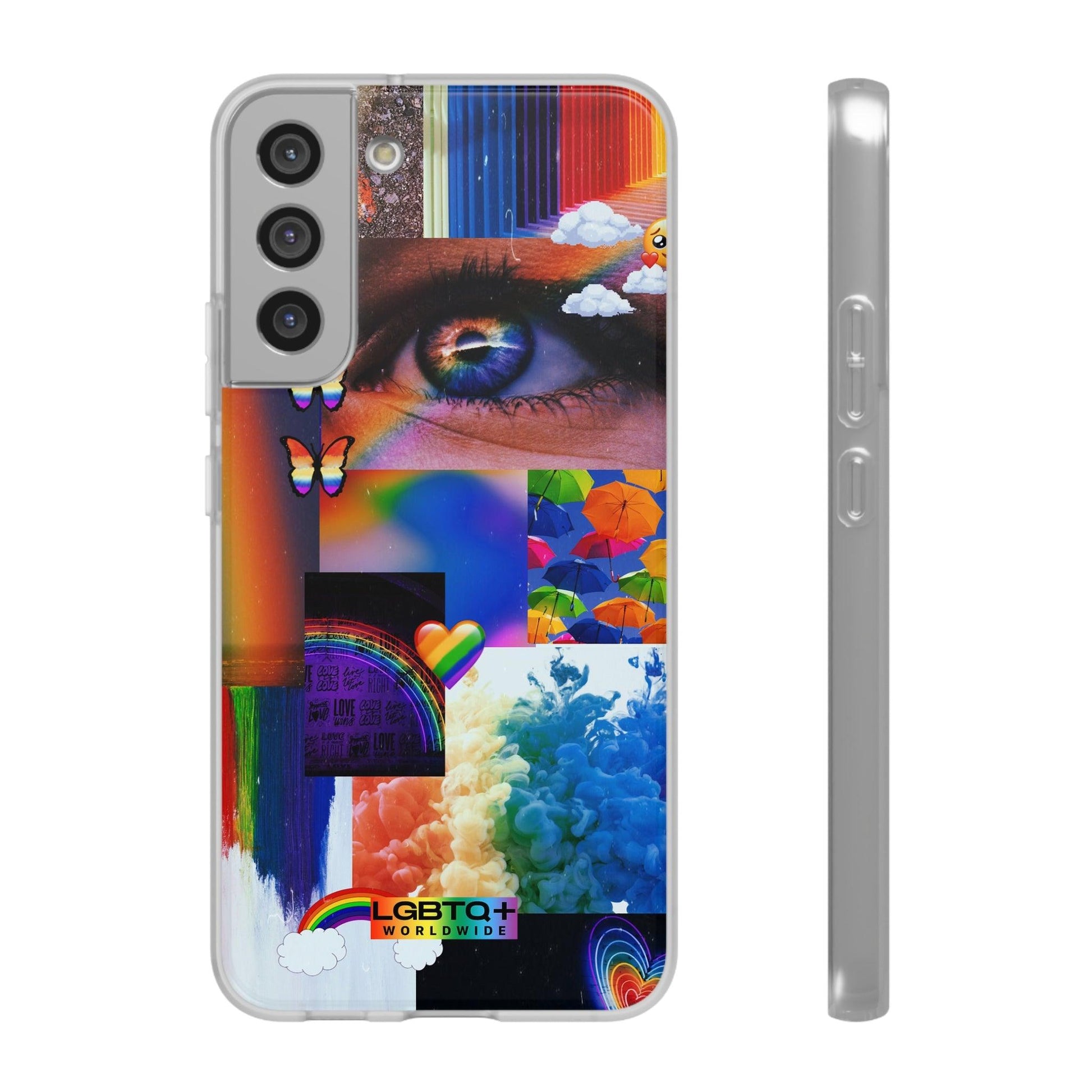 LGBTQWorldwide - ,,VISION" Flexible Handyhülle Accessories, Case, iPhone, iPhone Cases, Phone accessory, Phone Cases, Samsung Cases, silikon, Valentine's Day promotion lgbtq Bekleidung Accessoires unisex Zubehör