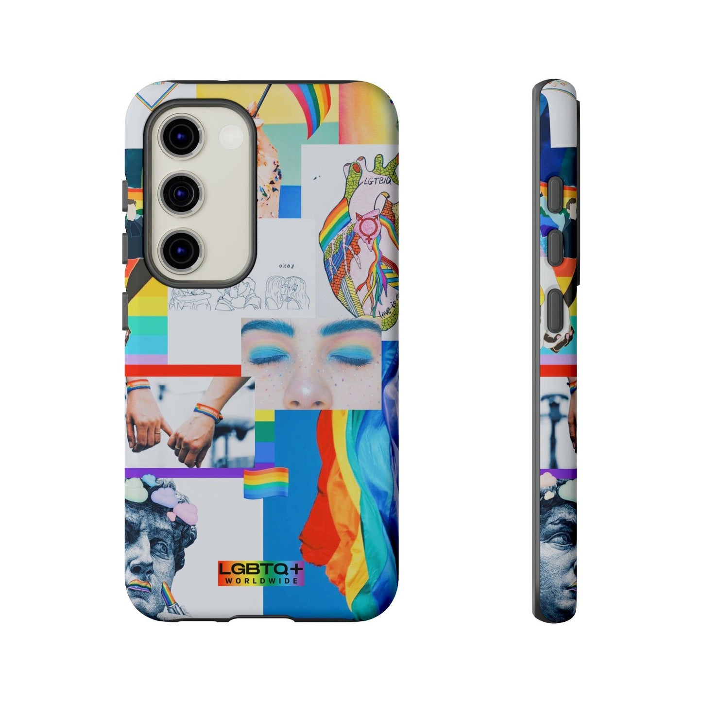 LGBTQWorldwide - ,,LEBEN"Doppelgehäuse Handyhülle Accessories, Glossy, iPhone Cases, Matte, Phone accessory, Phone Cases, Samsung Cases, Thermo, Valentine's Day Picks lgbtq Bekleidung Accessoires unisex Zubehör