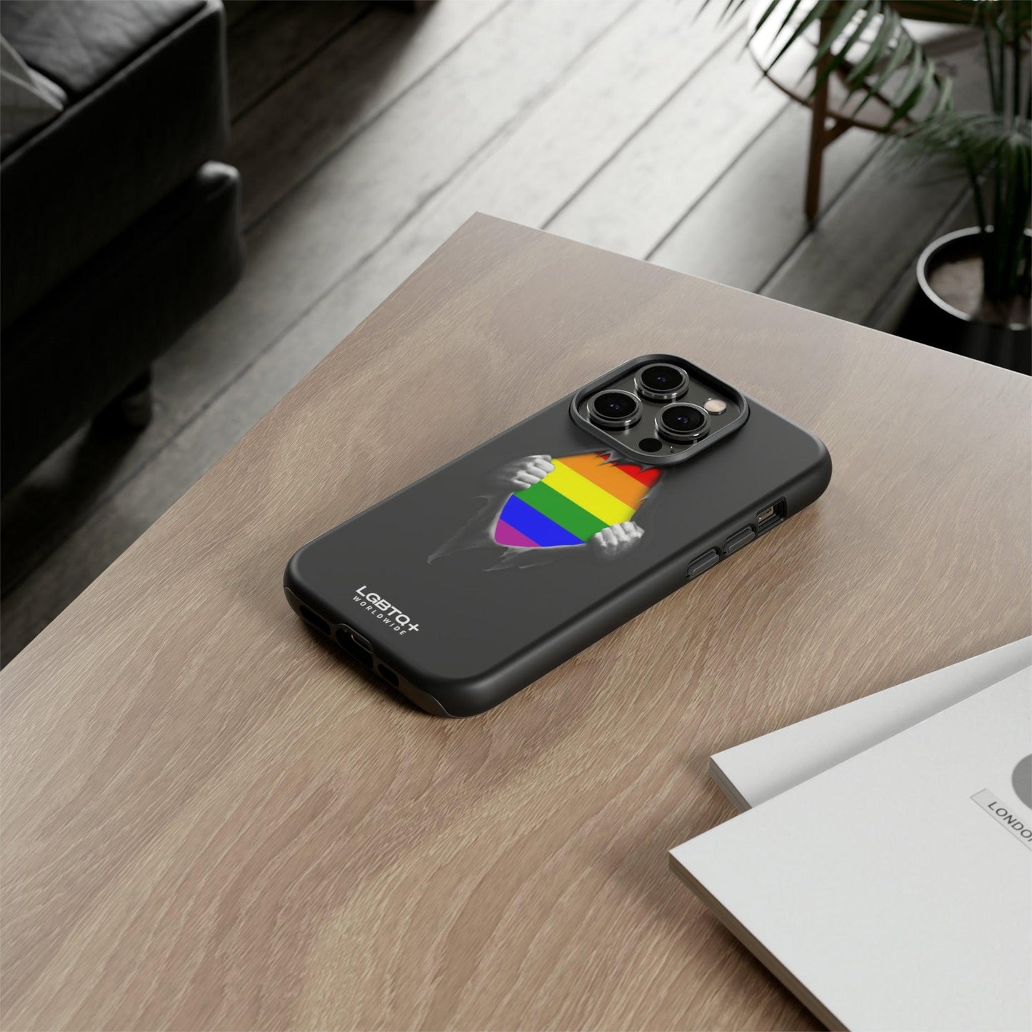 LGBTQWorldwide - ,,SCHWARZES LOCH" Doppelgehäuse Handyhülle Accessories, Glossy, iPhone Cases, Matte, Phone accessory, Phone Cases, Samsung Cases, Thermo, Valentine's Day Picks lgbtq Bekleidung Accessoires unisex Zubehör