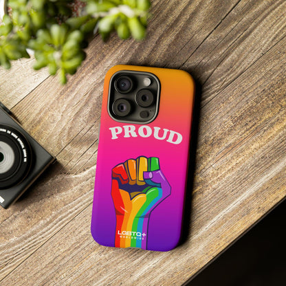 LGBTQWorldwide - ,,GLÜCKLICH" Doppelgehäuse Handyhülle Accessories, Glossy, iPhone Cases, Matte, Phone accessory, Phone Cases, Samsung Cases, Thermo, Valentine's Day Picks lgbtq Bekleidung Accessoires unisex Zubehör