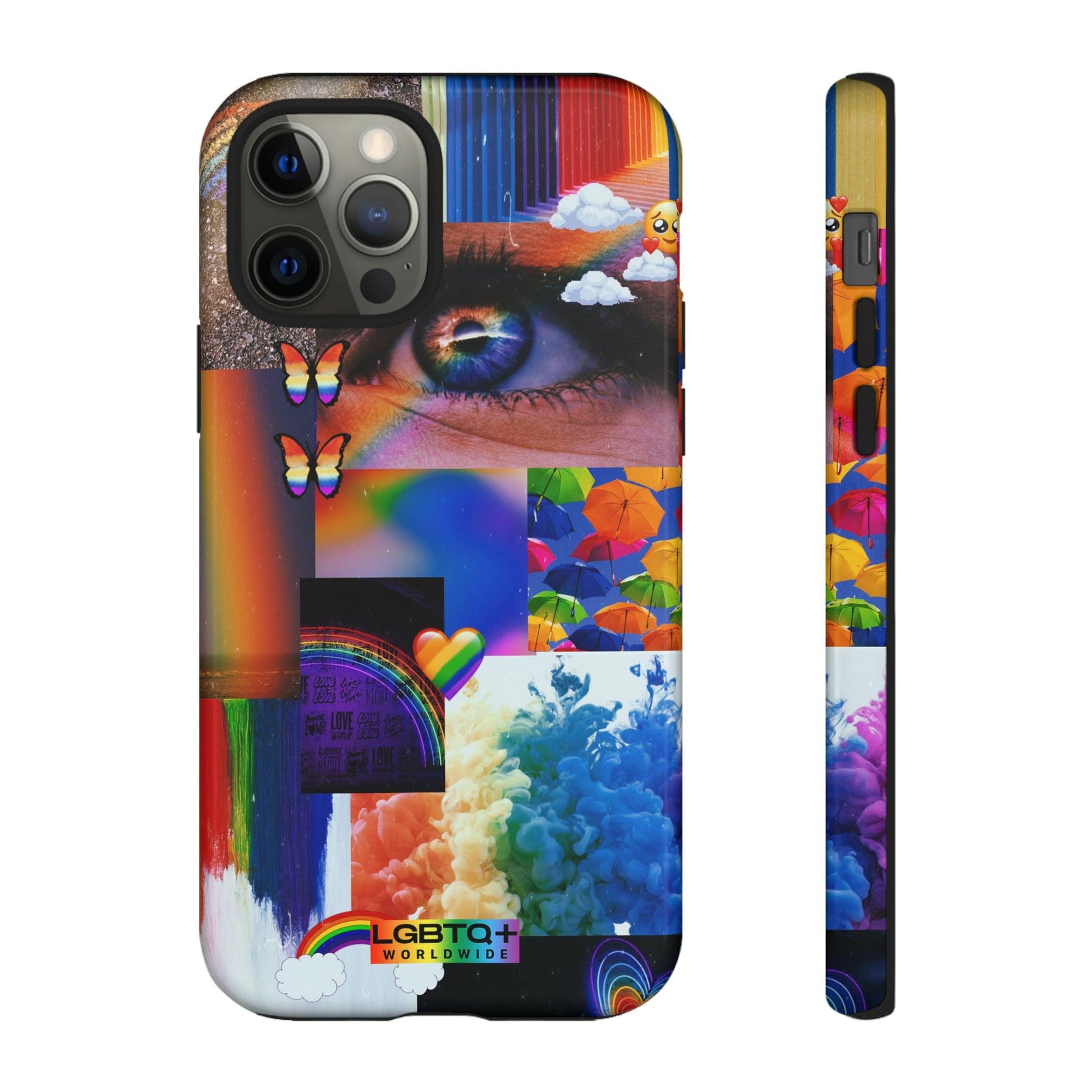 LGBTQWorldwide - ,,VISION" Doppelgehäuse Handyhülle Accessories, Glossy, iPhone Cases, Matte, Phone accessory, Phone Cases, Samsung Cases, Thermo, Valentine's Day Picks lgbtq Bekleidung Accessoires unisex Zubehör