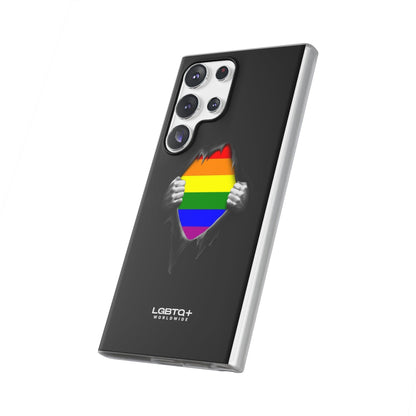 LGBTQWorldwide - ,,SCHWARZES LOCH" Flexible Handyhülle Accessories, Case, iPhone, iPhone Cases, Phone accessory, Phone Cases, Samsung Cases, silikon, Valentine's Day promotion lgbtq Bekleidung Accessoires unisex Zubehör