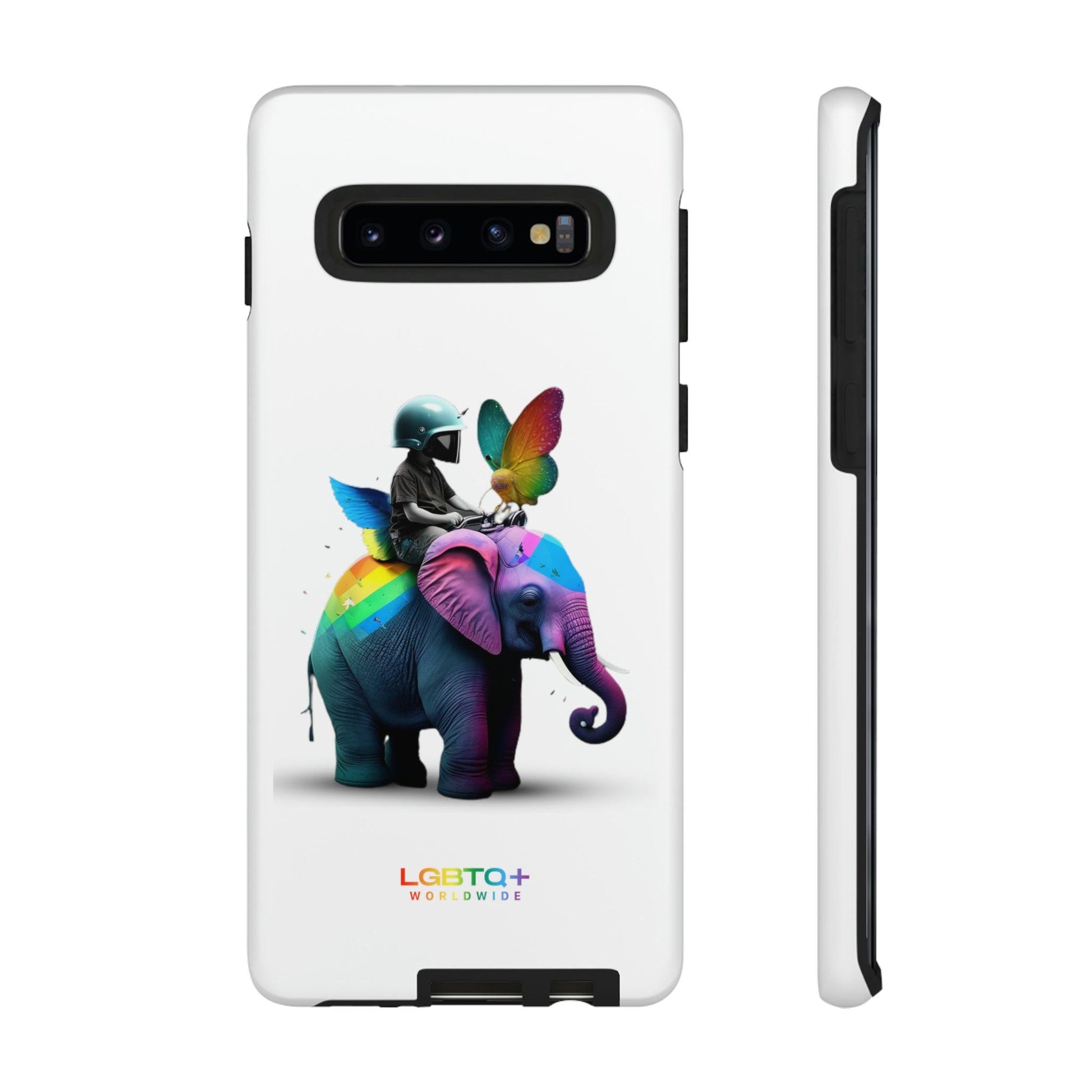 LGBTQWorldwide - ,,SCHMETTERLING" Doppelgehäuse Handyhülle Accessories, Glossy, iPhone Cases, Matte, Phone accessory, Phone Cases, Samsung Cases, tough, Valentine's Day Picks lgbtq Bekleidung Accessoires unisex Zubehör