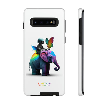 LGBTQWorldwide - ,,SCHMETTERLING" Doppelgehäuse Handyhülle Accessories, Glossy, iPhone Cases, Matte, Phone accessory, Phone Cases, Samsung Cases, tough, Valentine's Day Picks lgbtq Bekleidung Accessoires unisex Zubehör