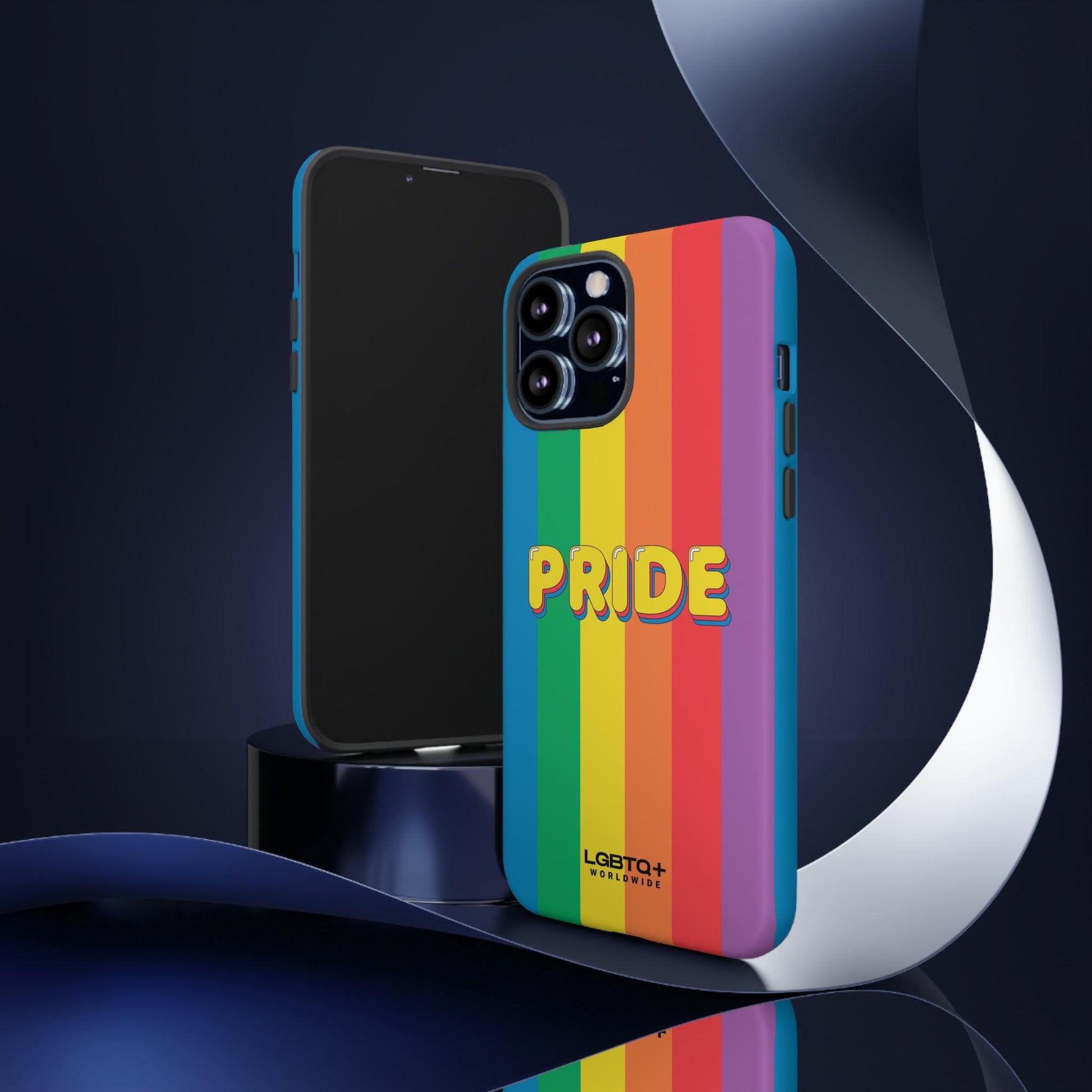 LGBTQWorldwide - ,,PRIDE" Doppelgehäuse Handyhülle Accessories, Glossy, iPhone Cases, Matte, Phone accessory, Phone Cases, Samsung Cases, Thermo, Valentine's Day Picks lgbtq Bekleidung Accessoires unisex Zubehör