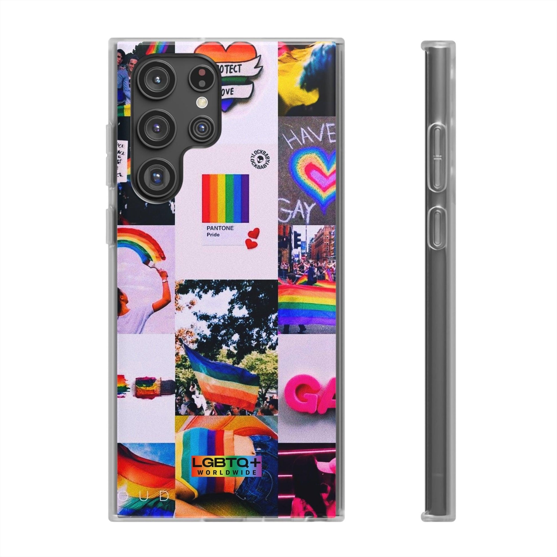 LGBTQWorldwide - ,,REGENBOGEN" Flexible Handyhülle Accessories, Case, iPhone, iPhone Cases, Phone accessory, Phone Cases, Samsung Cases, silikon, Valentine's Day promotion lgbtq Bekleidung Accessoires unisex Zubehör