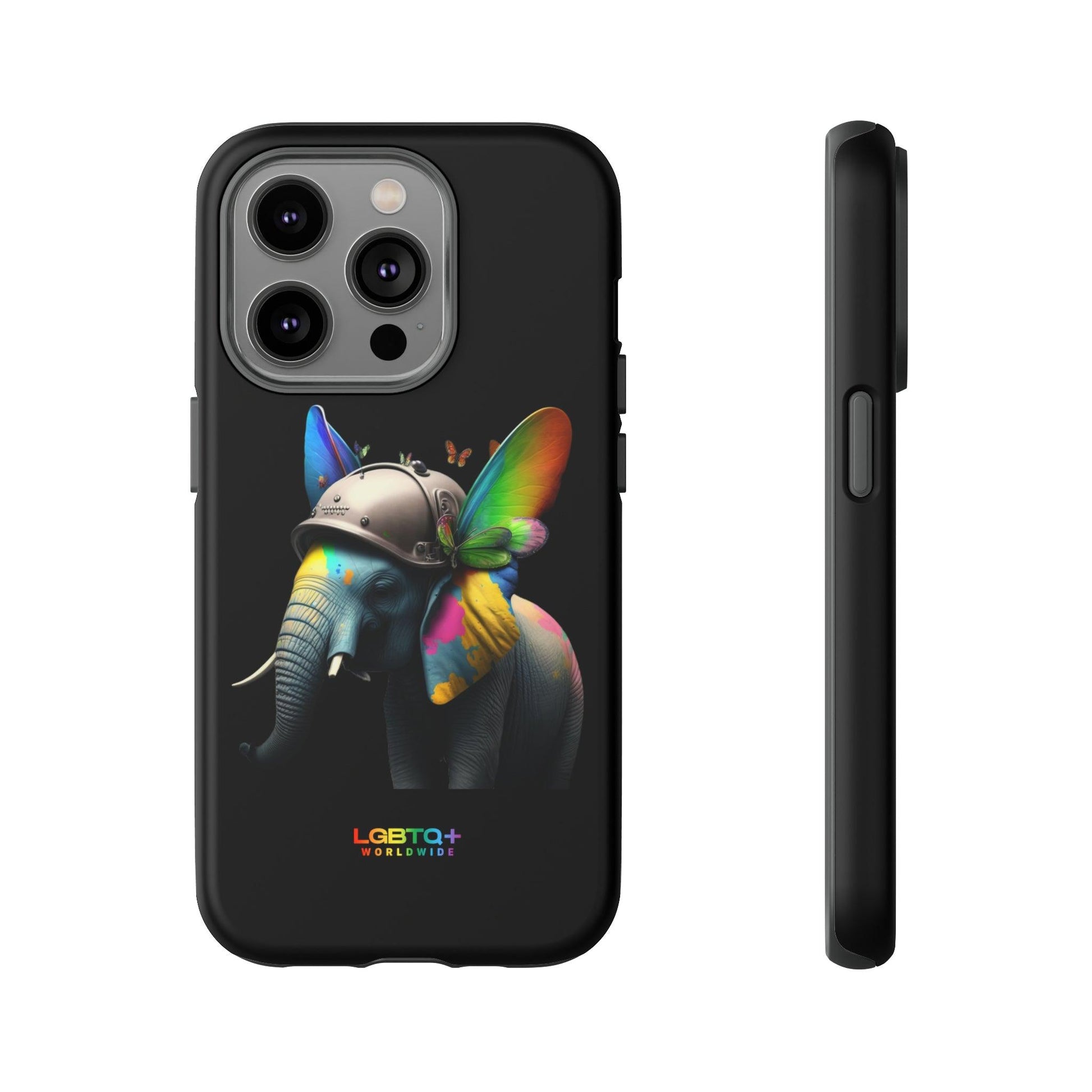 LGBTQWorldwide - ,,ELEFANT" Doppelgehäuse Handyhülle Accessories, Glossy, iPhone Cases, Matte, Phone accessory, Phone Cases, Samsung Cases, tough, Valentine's Day Picks lgbtq Bekleidung Accessoires unisex Zubehör