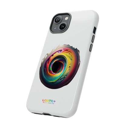 LGBTQWorldwide - ,,SCHWARZES LOCH" Doppelgehäuse Handyhülle Accessories, Glossy, iPhone Cases, Matte, Phone accessory, Phone Cases, Samsung Cases, tough, Valentine's Day Picks lgbtq Bekleidung Accessoires unisex Zubehör