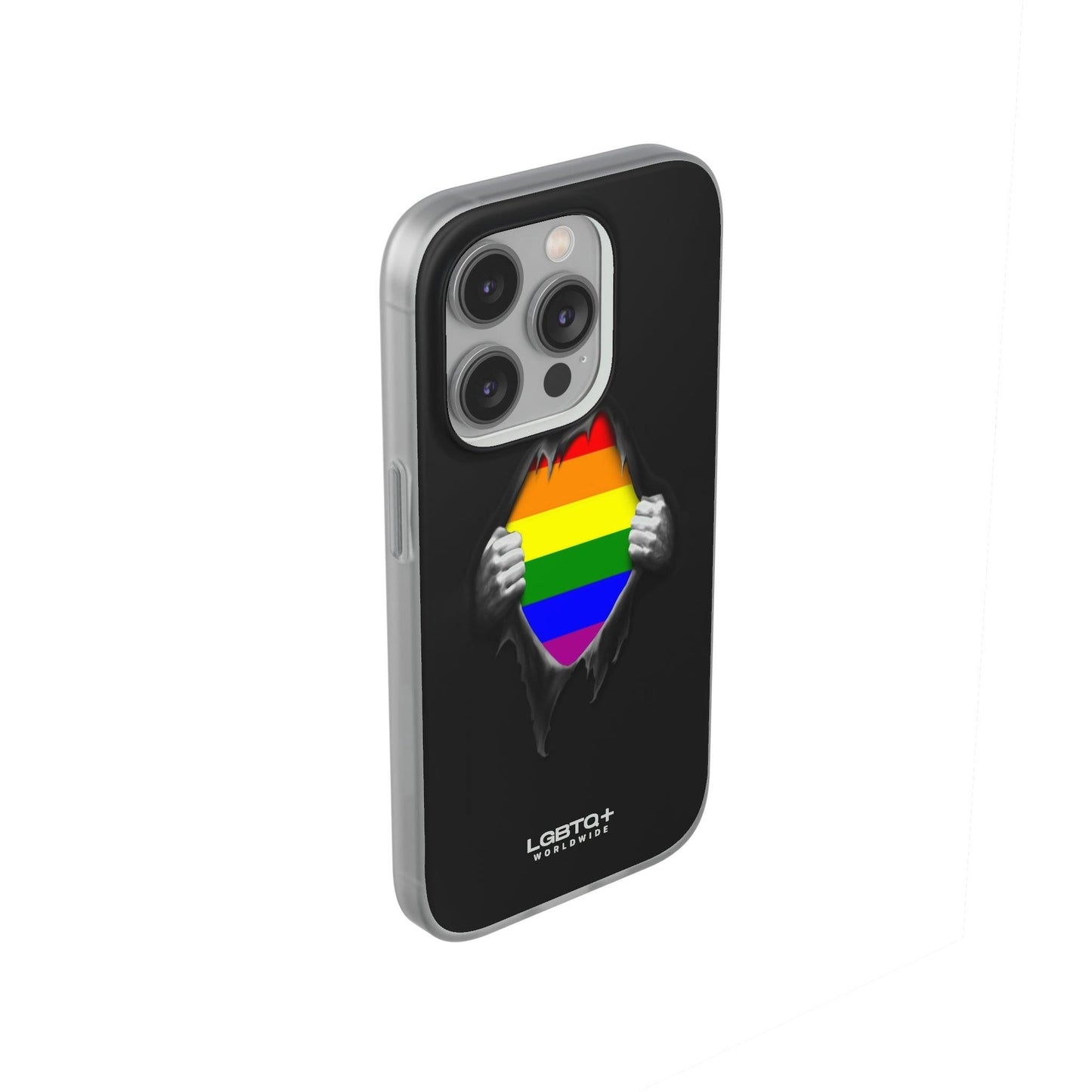 LGBTQWorldwide - ,,SCHWARZES LOCH" Flexible Handyhülle Accessories, Case, iPhone, iPhone Cases, Phone accessory, Phone Cases, Samsung Cases, silikon, Valentine's Day promotion lgbtq Bekleidung Accessoires unisex Zubehör