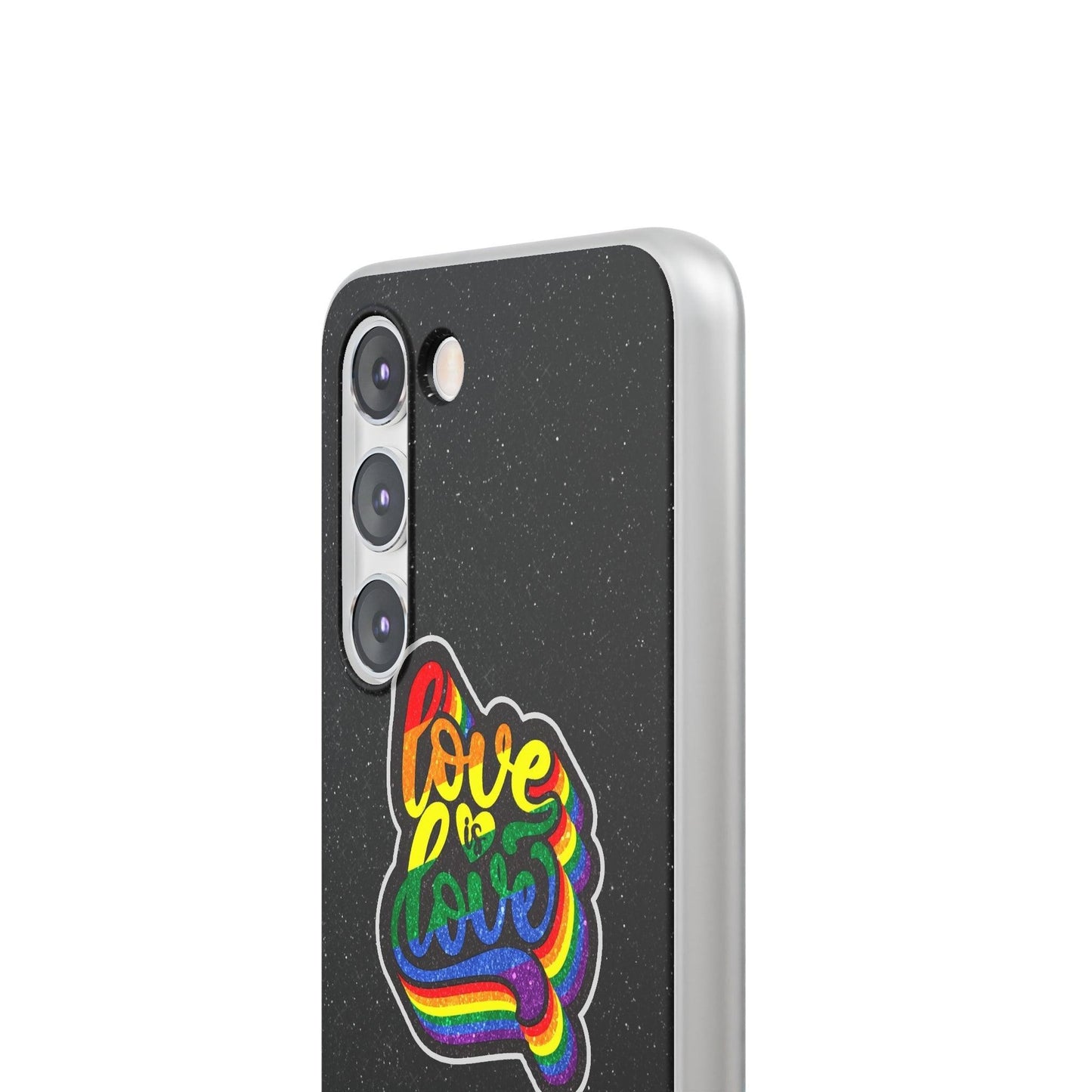 LGBTQWorldwide - ,,LIEBE IST LIEBE" Flexible Handyhülle Accessories, Case, iPhone, iPhone Cases, Phone accessory, Phone Cases, Samsung Cases, Valentine's Day promotion lgbtq Bekleidung Accessoires unisex Zubehör