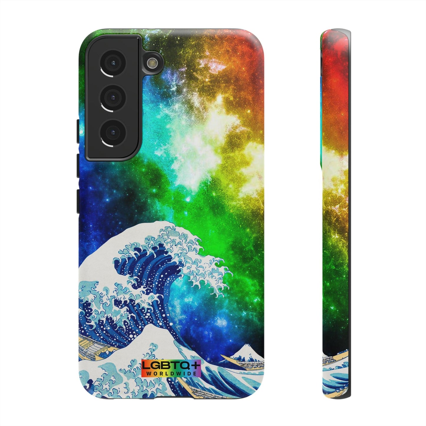 LGBTQWorldwide - ,,WELLE" Doppelgehäuse Handyhülle Accessories, Glossy, iPhone Cases, Matte, Phone accessory, Phone Cases, Samsung Cases, Thermo, Valentine's Day Picks lgbtq Bekleidung Accessoires unisex Zubehör